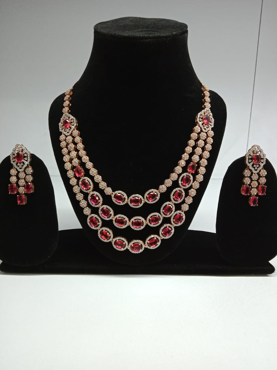 Semi Precious Stone Neclace Set