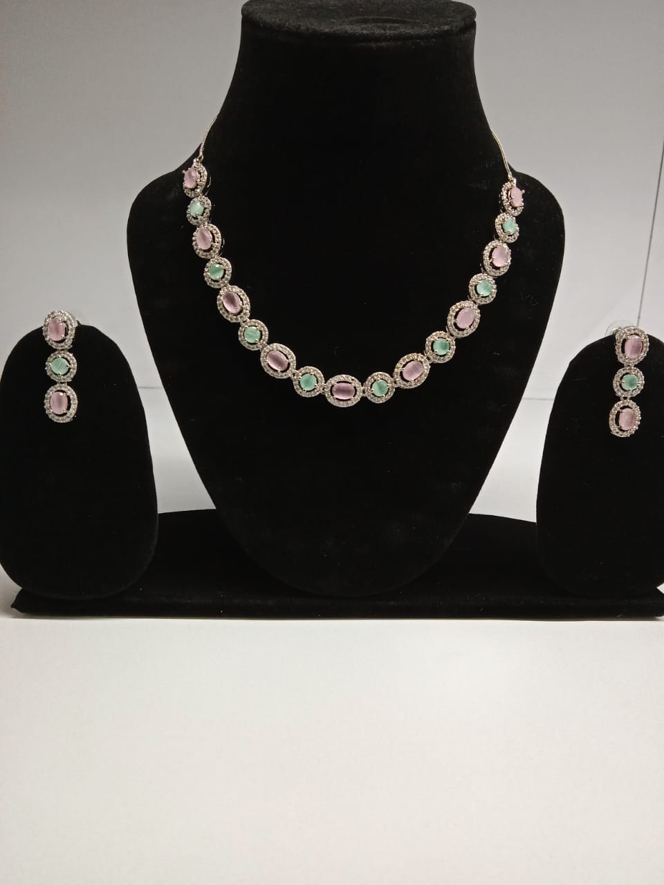American Diamond Necklace Set