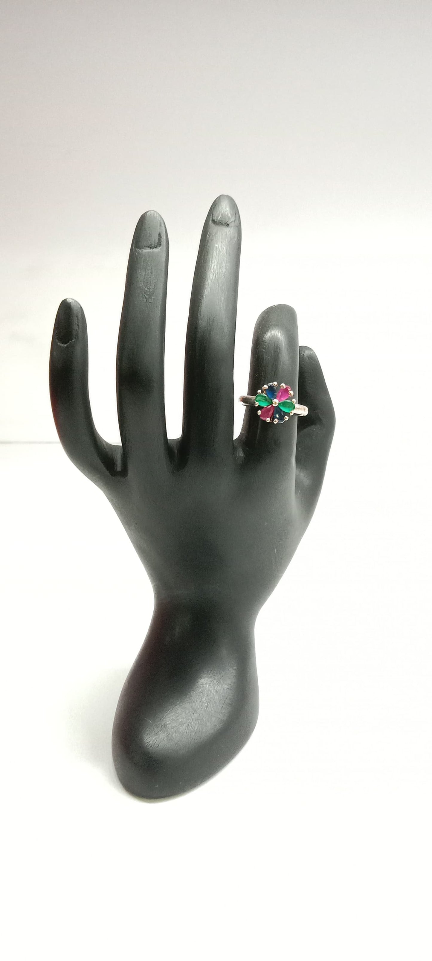 92.5 Silver Rings Multi Colour