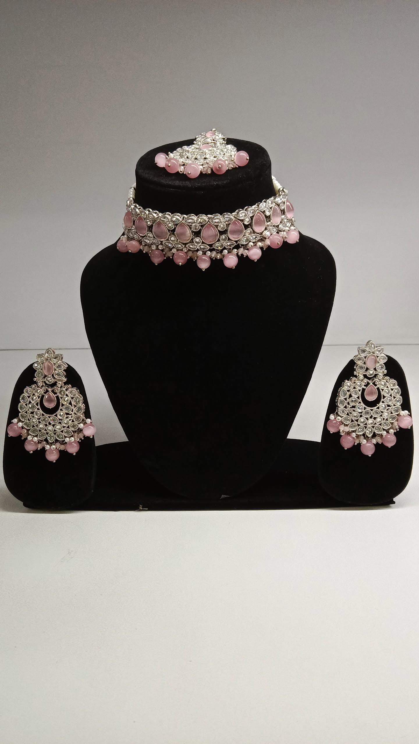 Choker Set Pink