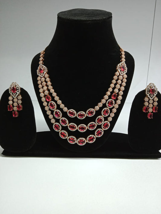 Semi Precious Stone Neclace Set