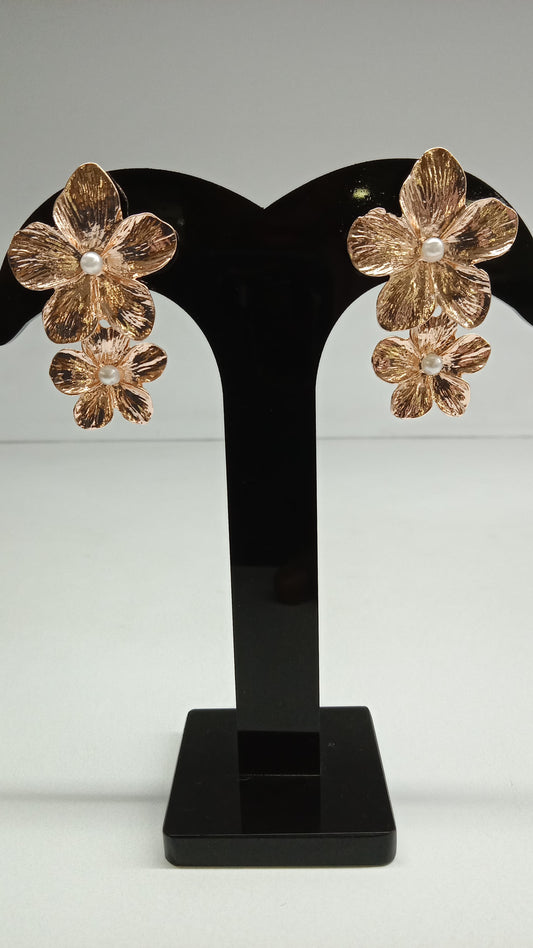 Flower Pearl Earrings