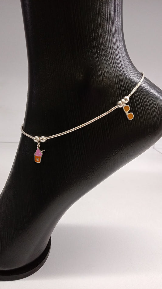 92.5 True Silver Anklet