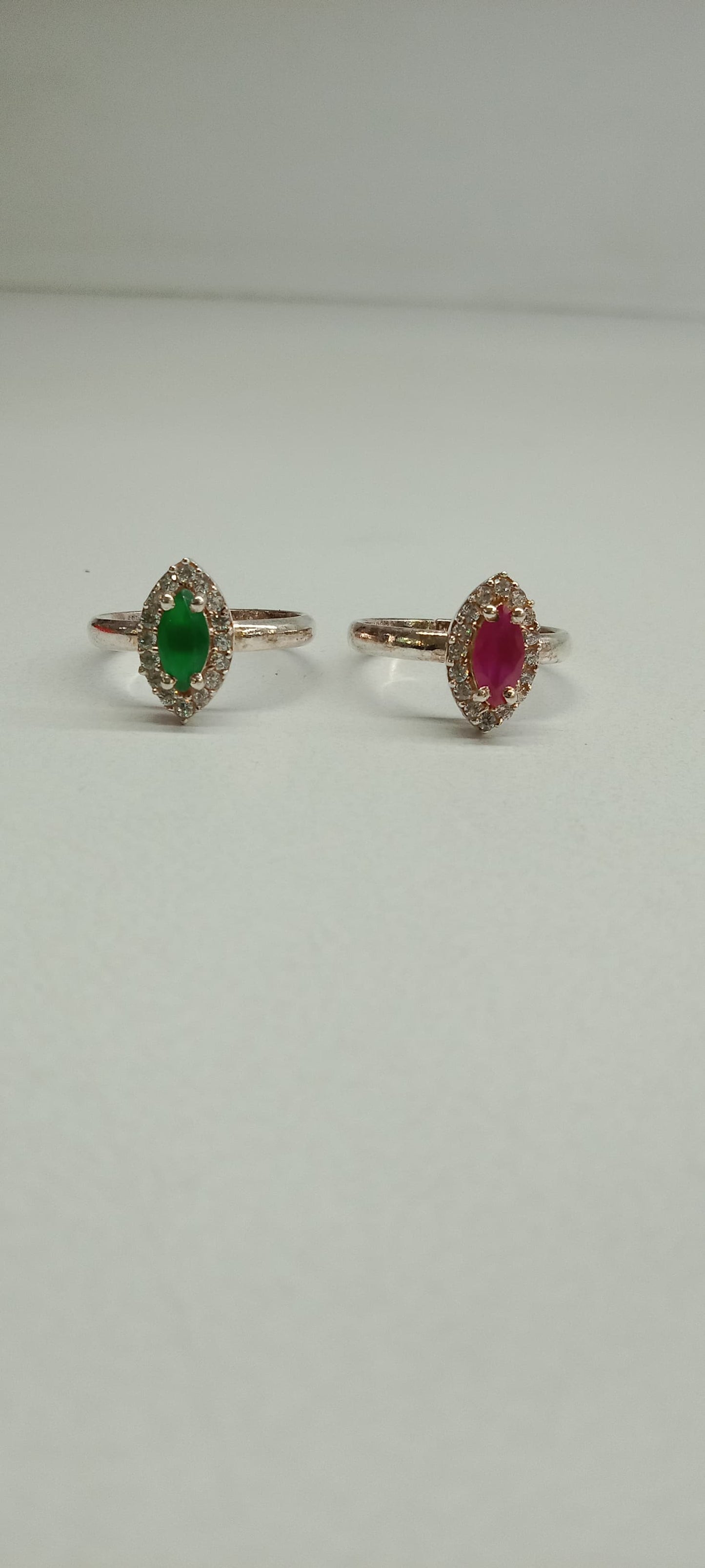 92.5 Silver Rings Multi Colour
