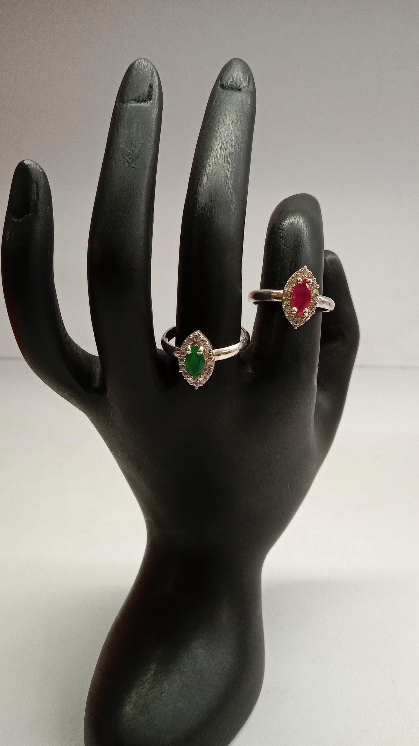 92.5 Silver Rings Multi Colour