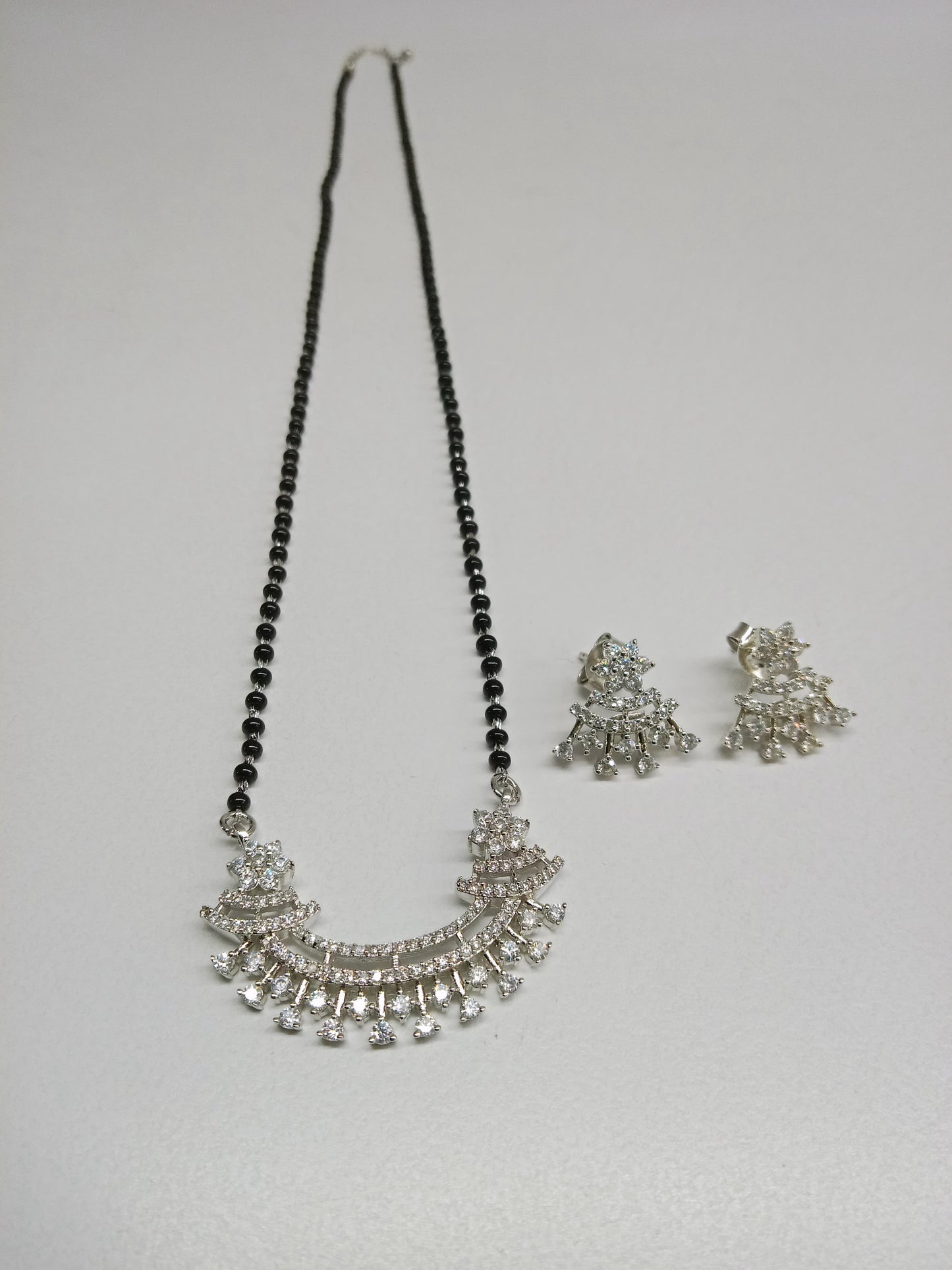chandelier pendant Silver Mangalsutra Set