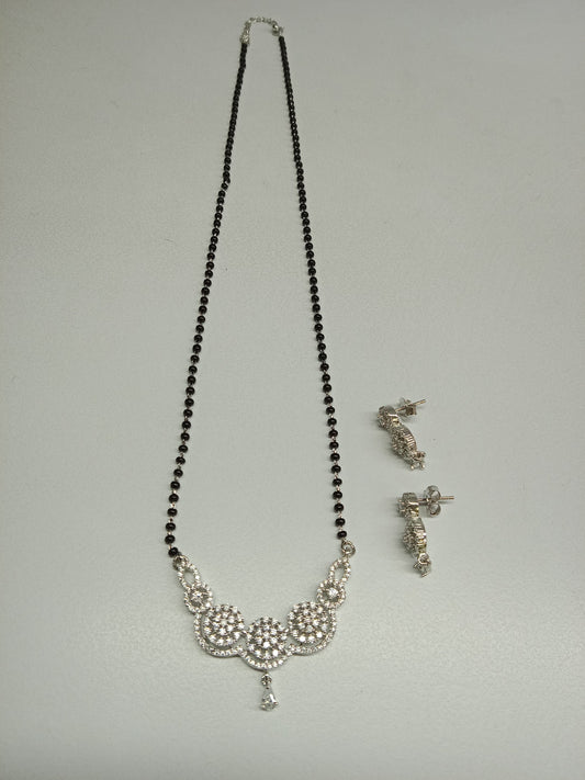 Harmony Silver Mangalsutra Set