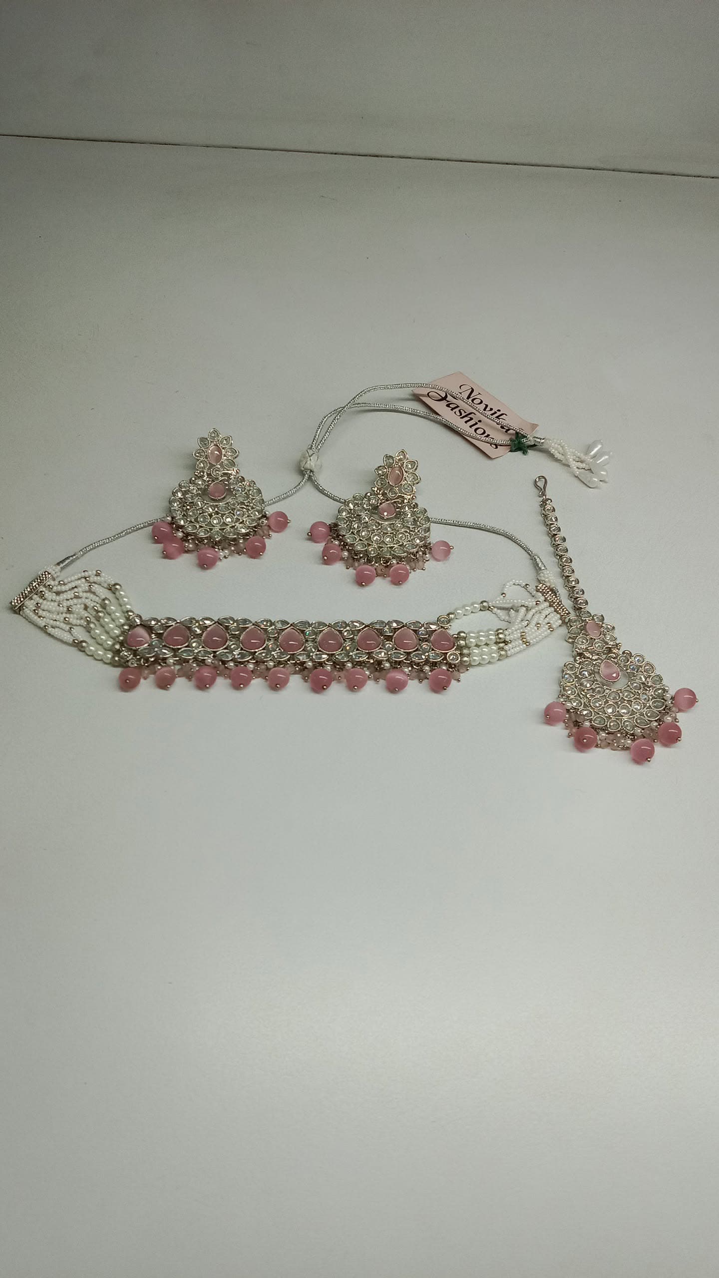 Choker Set Pink